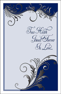 Wedding Program Cover Template 8C - Graphic 4